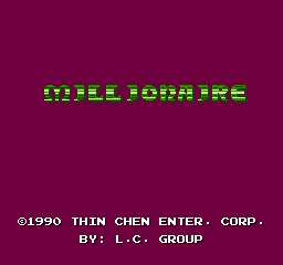 Millionaire (Homebrew) — Title screen